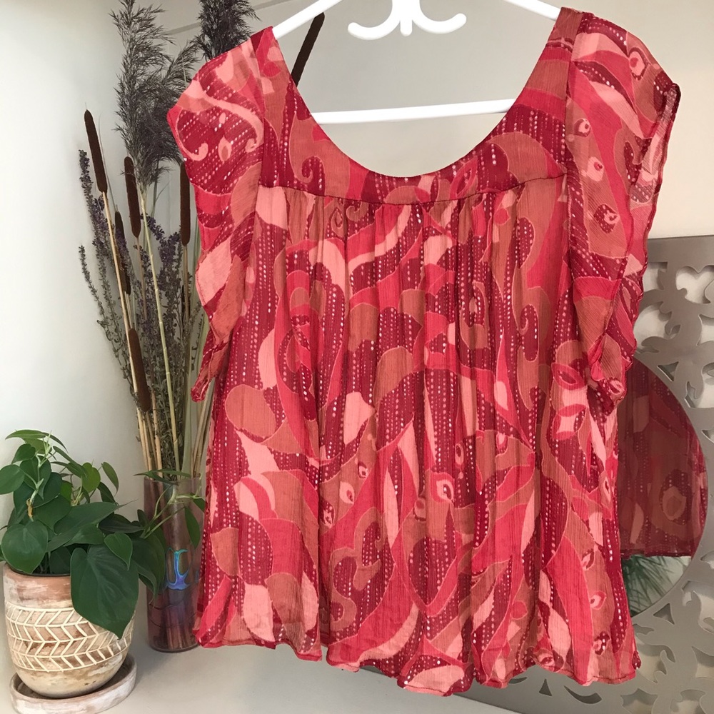 🇫🇷 Pablo Silk Boho Top
